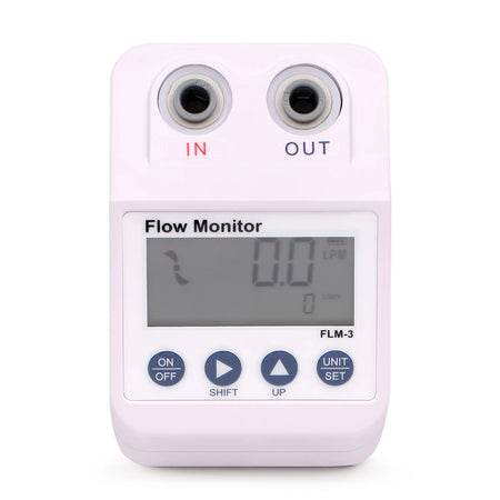 FLM-3 1/4 Inch Flow Meter &ndash; Digital Display and Power Save
