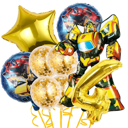 Transformers Boys Birthday Party Balloon Decoration Set