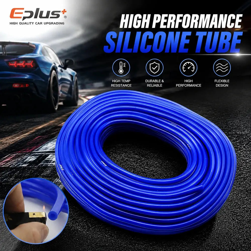 Universal Blue Silicone Vacuum Hose ID 3-12mm High Temp Flame Retardant Car Motorcycle Engine Air Tube by InterCyprus Trading Ltd