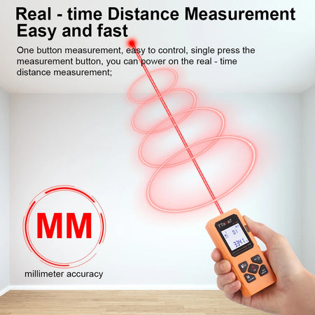 40M-60M Mini Smart Laser Distance Meter &ndash; USB Rechargeable