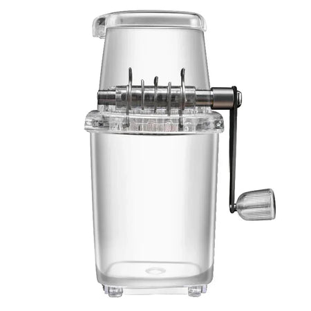 Portable Stainless Steel Manual Ice Crusher White