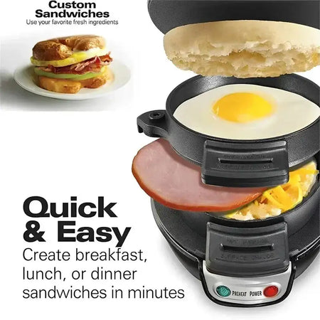 All In One Breakfast Maker Burger Sandwich Machine 110V