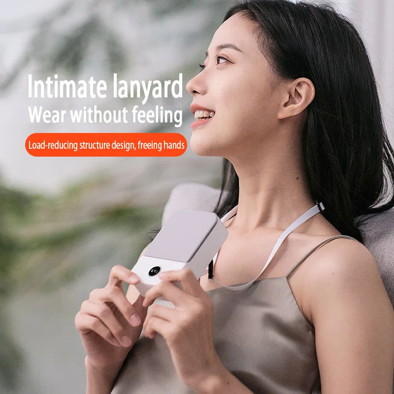 New Lazy Hanging Neck Small Fan &ndash; USB Rechargeable Portable
