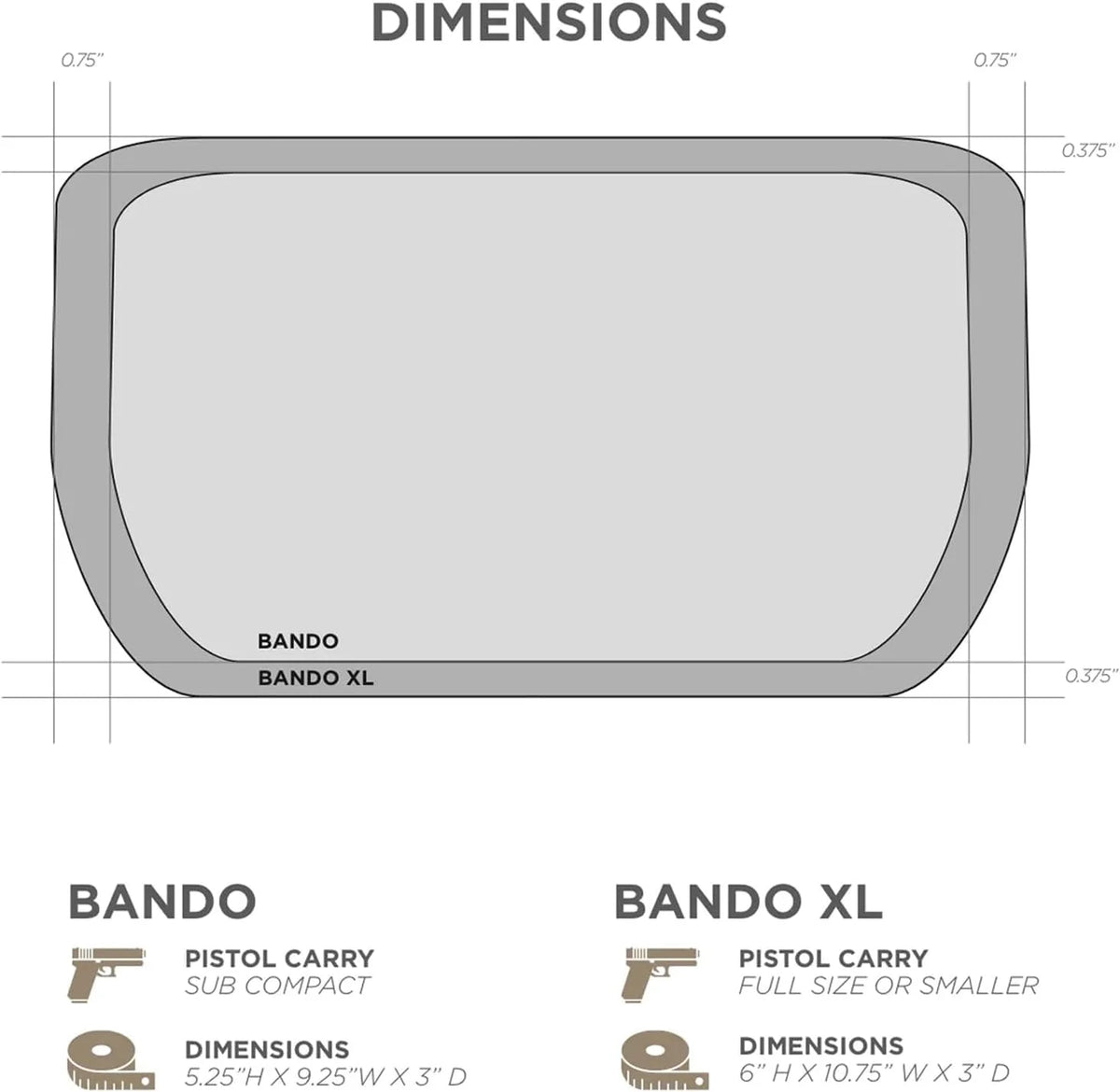 Bando Bag &ndash; Compact Lightweight Tactical Fanny Pack