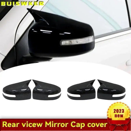 Carbon Fiber Mirror Cover Trim For Mitsubishi Lancer X 10