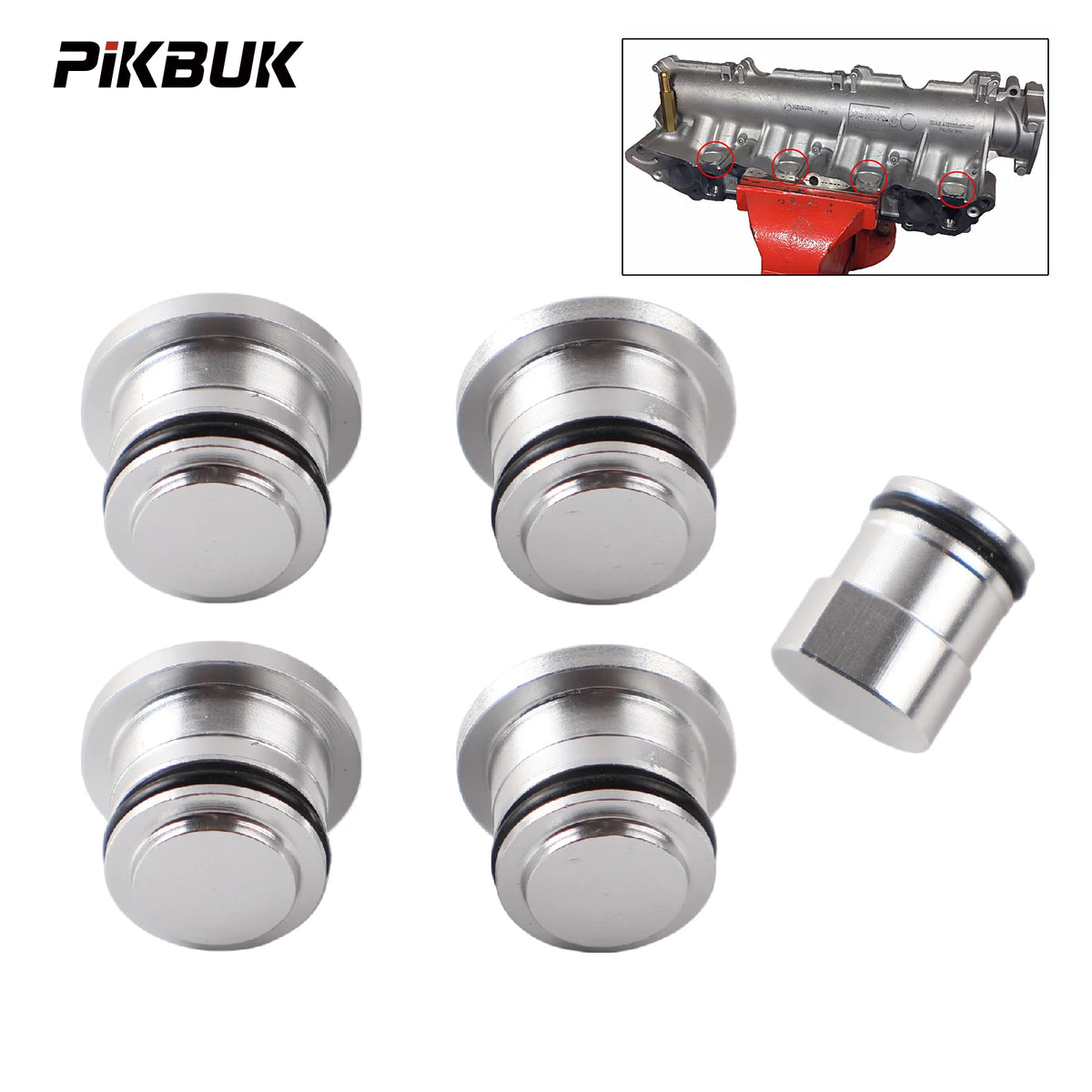 Intake Manifold Swirl Flap Kit Aluminum For Alfa Romeo Fiat Vauxhall Saab by InterCyprus Trading Ltd
