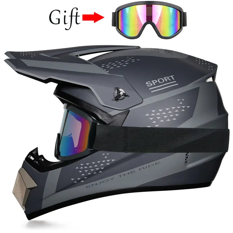 Unisex Off-Road Motorcycle Helmet for Kids - Lightweight Motocross Safety Gear