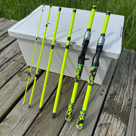 Ultralight Carbon Travel Fishing Rod - 1.8/2.1m, 4/5 Sections, EVA Handle