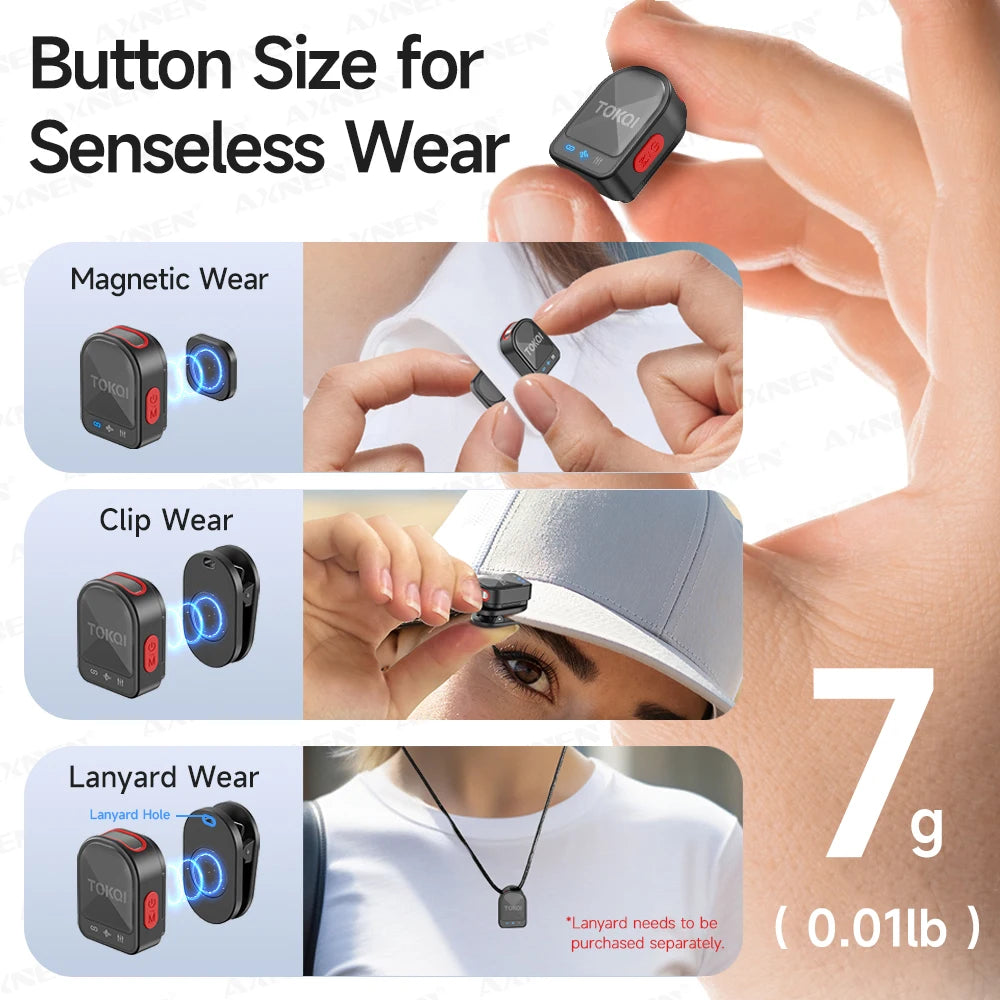 Mini Wireless Lavalier Microphone &ndash; ENC Noise Reduction