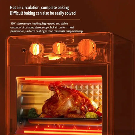 13L Air Fryer Oven With Visible Window Large Capacity