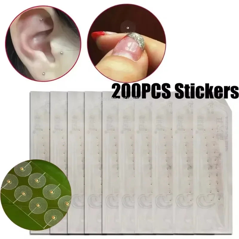 Auricular Magnetic Bead Ear Stickers for Acupoint Massage
