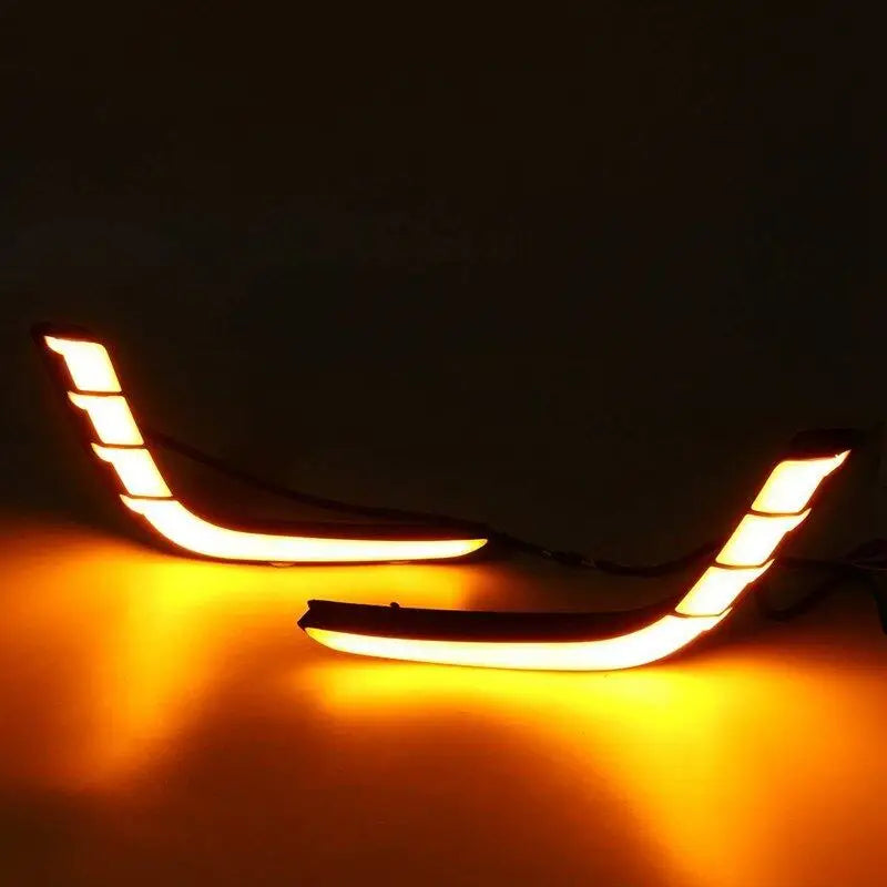 LED Daytime Running Light Turn Signals for Suzuki Swift 2014 2016 Pair Set Direct Replacement
