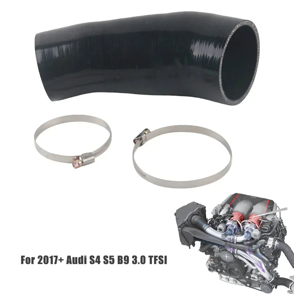 Silicone Intake Hose for Audi B9 S4 S5 RS4 RS5 EA839 Engine Braided HighFlow Air Path