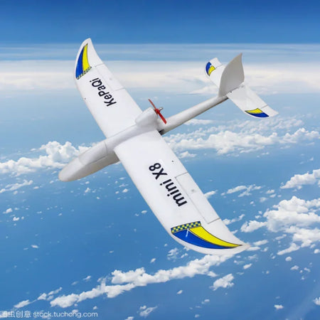 Surfer X8 Mini EPO Foam RC Glider - Beginner Trainer Plane Build Kit
