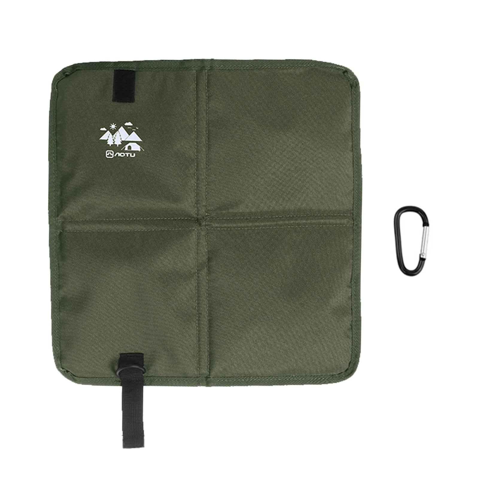 Foldable Sit Pad - Tri Layer Protection From Wet Ground green
