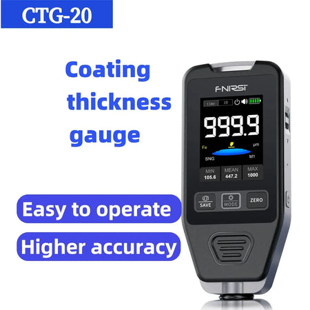 Fnirsi Ctg-20 Car Paint Thickness Gauge 0-1400um Coating