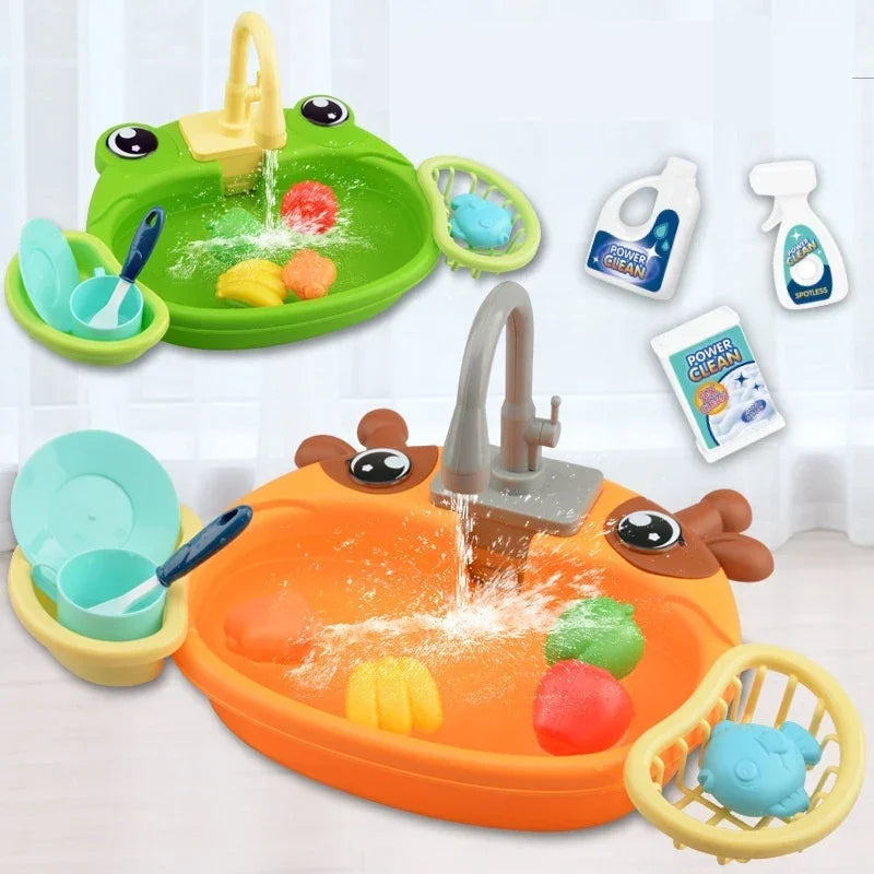 Kitchen Sink Toys Pretend Play Set &ndash; Non Electric Dishwasher