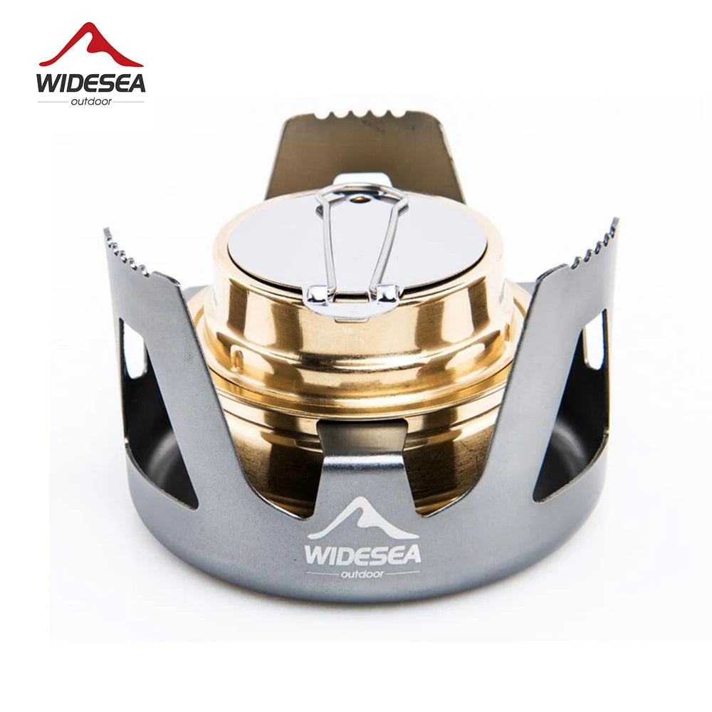 Widesea Mini Ultra-Light Alcohol Stove &ndash; Ultimate Portability for Outdoor Cooking