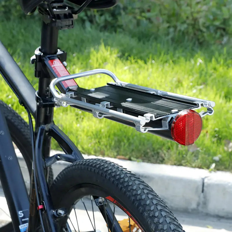 Deemount Bicycle Luggage Carrier &ndash; Adjustable Alloy Rack with 9kg Load Capacity