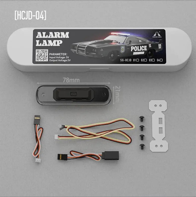 RC Car Roof Lamp 7 Colors LED Light Bar &ndash; 12 Modes HCJD-04