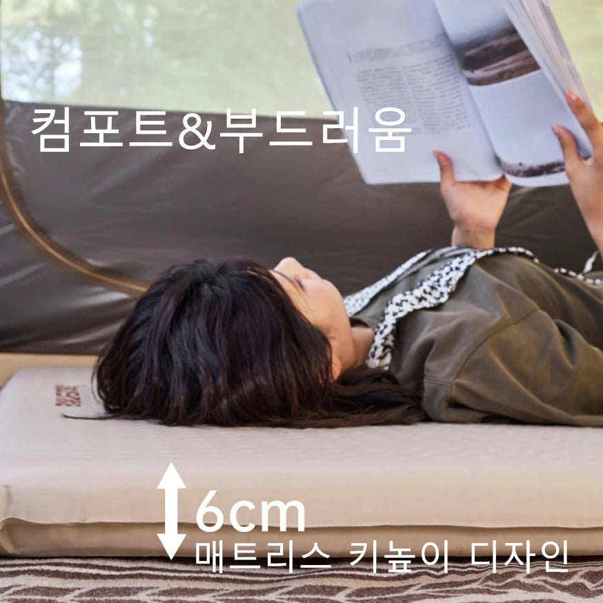 Naturehike 2025 Self Inflating Air Mattress &ndash; Ultra-Comfortable 6cm Thickness