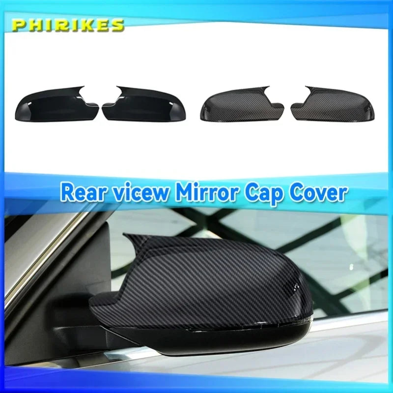 Зеркальные колпачки в углеродном стиле для Audi A4 A5 A3 S5 Q3 8P комплекта