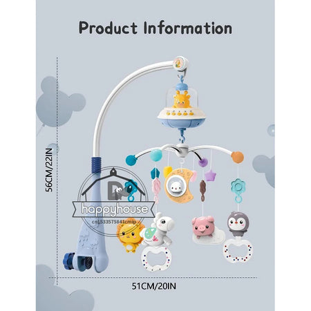 Musical Crib Mobile with Lights &amp; Music