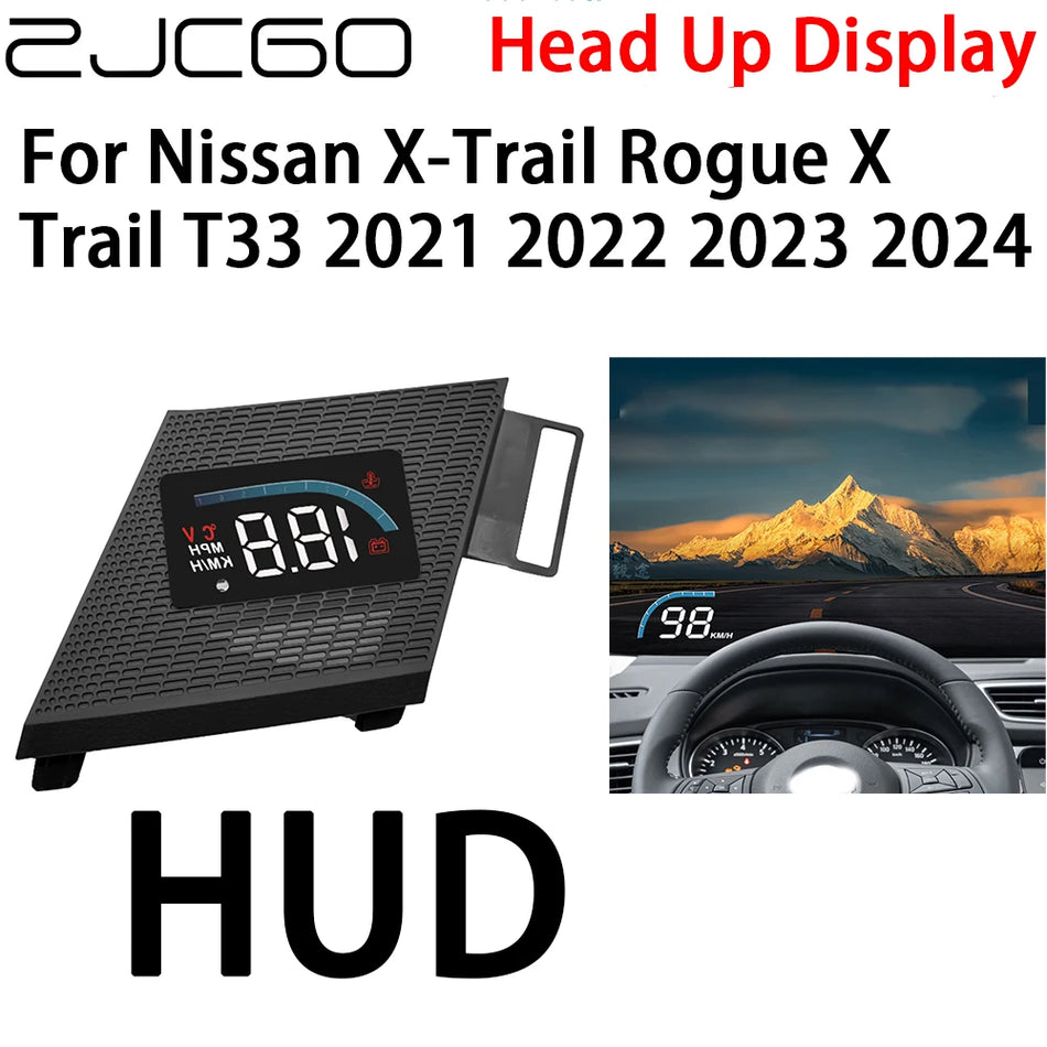 Car HUD Head Up Display for Nissan X-Trail Rogue X-Trail T33 2021-2024