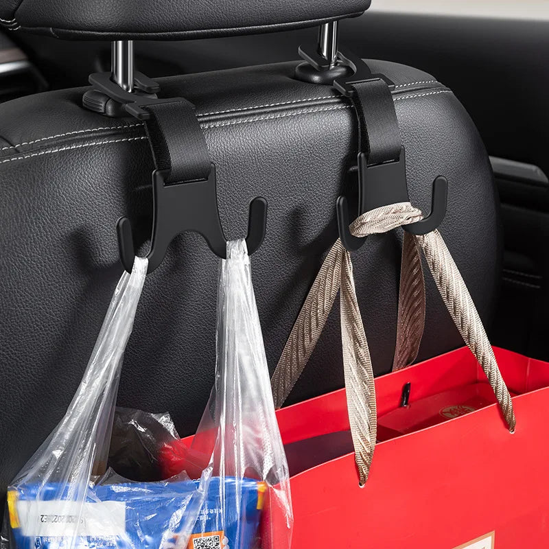 Καθολικός γάντζος τσάντας αυτοκινήτου με βραχίονα προσκέφαλου για ανθεκτική εσωτερική αποθήκευση