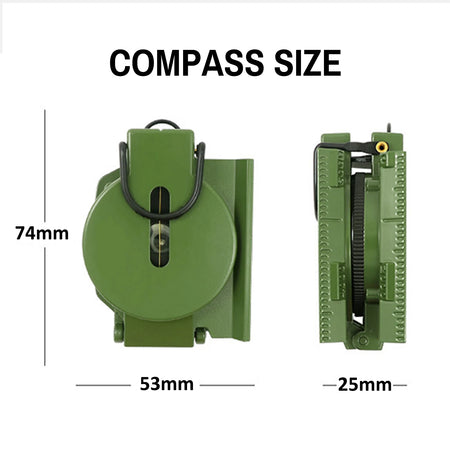 Outdoor Multifunctional Compass &ndash; Foldable, Portable