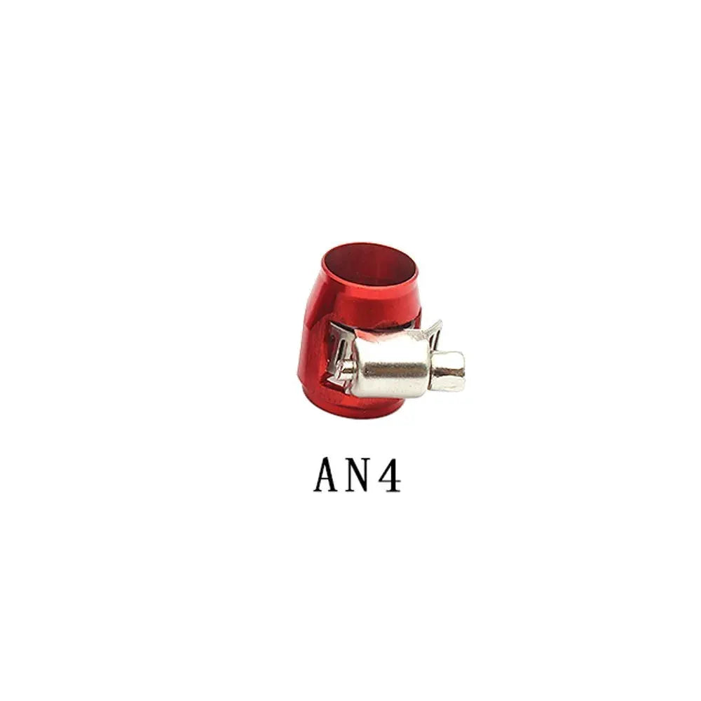 Fuel Line Hose Finisher AN4/AN6/AN8/AN10/AN12 Clamp Finisher Aluminum Car Modification Accessories by InterCyprus Trading Ltd