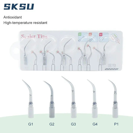 5pcs Dental Ultrasonic Scaler Tip Scaling Tip Periodontics Endodontics Fit EMS Woodpecker SATELEC DTE NSK by InterCyprus Trading Ltd