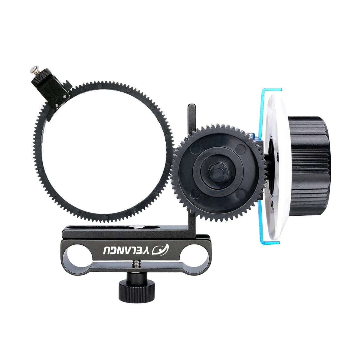 YELANGU Portable Mini Follow Focus Wireless Lens Control for DSLR and BMPCC 4K