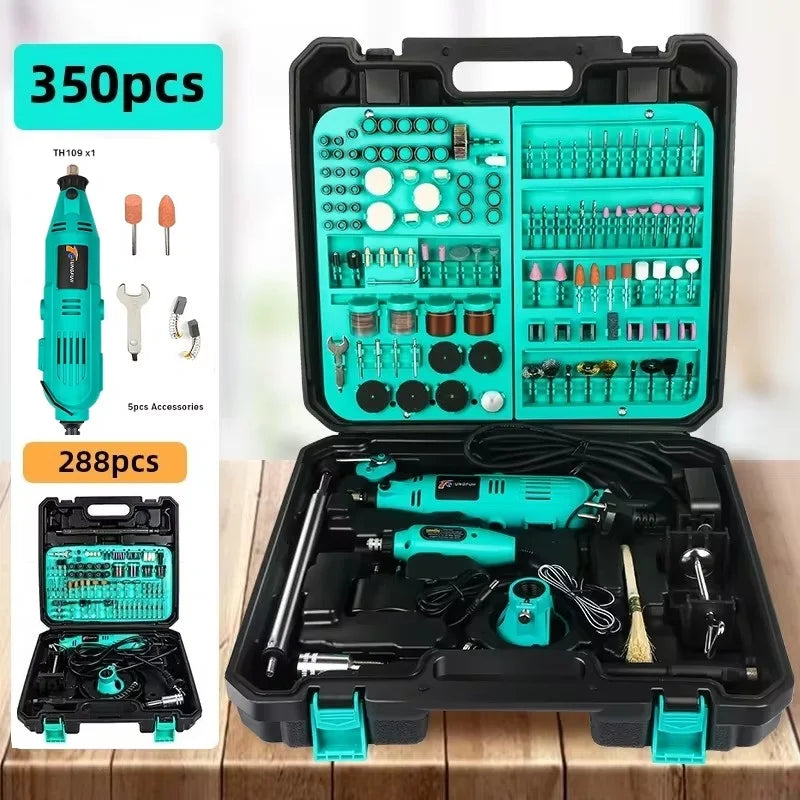 Električno mini rotacijsko orodje z vrtalnikom in polirnikom za DIY