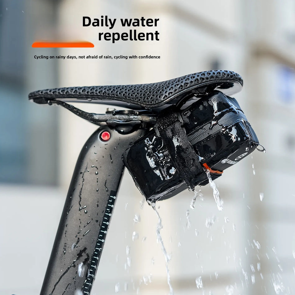 Μικρή Αδιάβροχη Τσάντα Σέλας Ποδηλάτου, Ελαφρύς Αποθηκευτικός Χώρος από Νάιλον για MTB