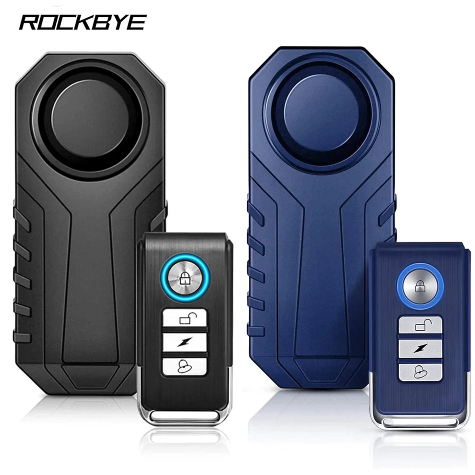 Rockbye Fiets Alarmbel 113dB Met Draadloze Afstandsbediening Anti-Diefstal ABS