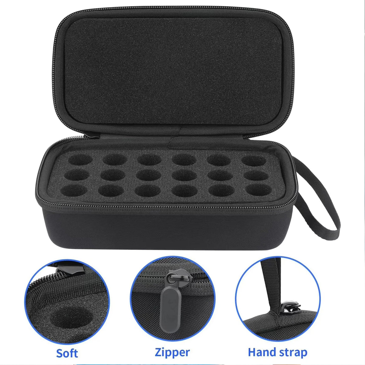 18 Slots Insulin Fridge Holder Vial Case - Secure Storage