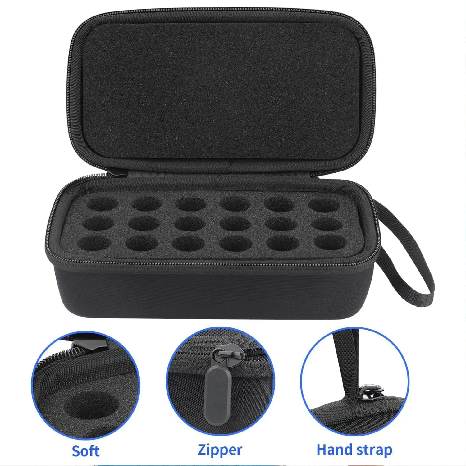 18 Slots Insulin Fridge Holder Vial Case - Secure Storage