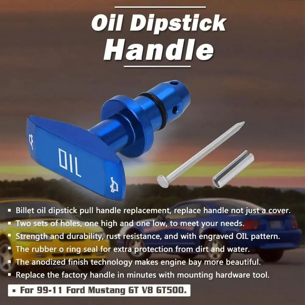 Universal Car Oil Dipstick Pull Handle Automobile Replacement Engine Oil Pullhandle Modification Decoration OT-1014 by InterCyprus Trading Ltd