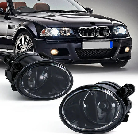 For BMW E39 M5 2001 2002 2003 E46 3 Series M3 2002 2003 2004 2005 2006 Fog Lights Headlight Front Driving Lamp Halogen LED Bulbs by InterCyprus Trading Ltd