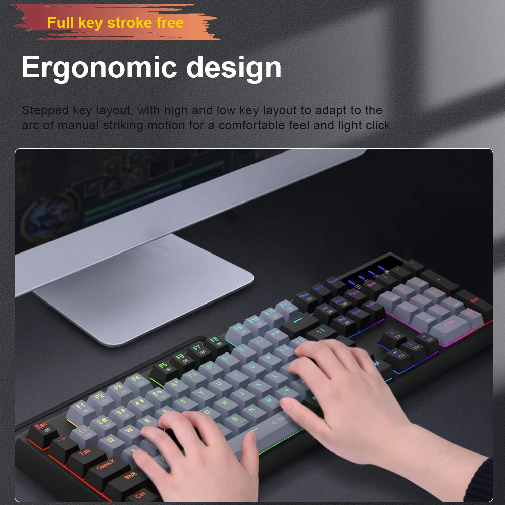 E-YOOSO Z14 RGB USB Mechanical Keyboard &ndash; Multilingual