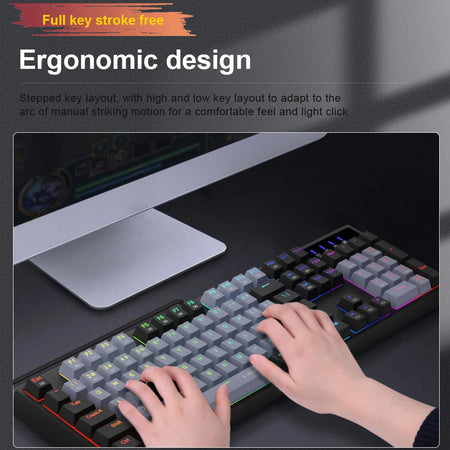 E-YOOSO Z14 RGB USB Mechanical Keyboard &ndash; Multilingual