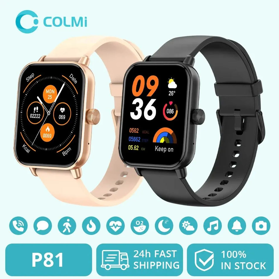 Colmi P81 Smartwatch con chiamata vocale Schermo HD da 1,9 pollici