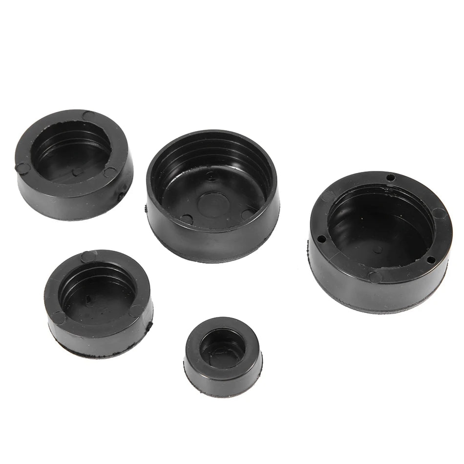 Frame Hole Cover Caps Decor Kit For Suzuki Hayabusa 1300 GSX1300R 1999–2015, 5-Pack Rubber Plugs