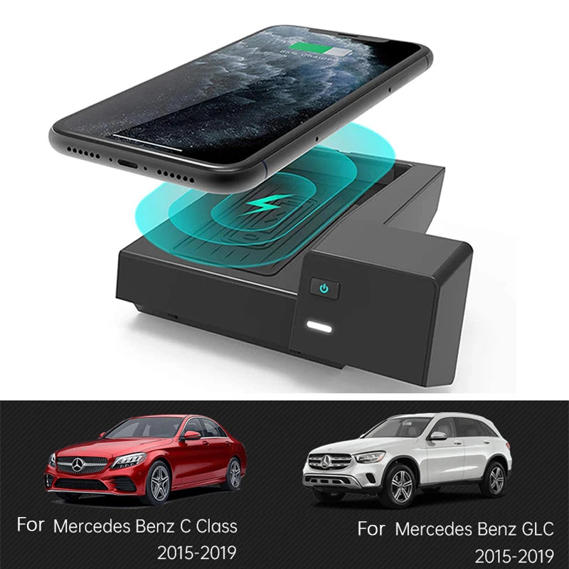 Mercedes GLC X253 Wireless Charger Pad 2016 To 2022 Qi