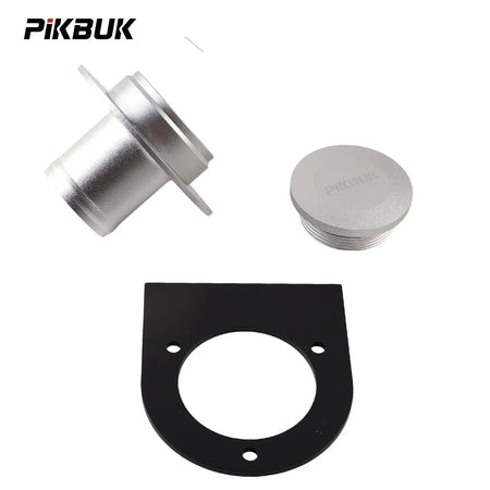 PIKBUK Fuel Tank Cap Assembly with Remote Filler Neck and Weld-On Steel Bracket for 2" Straight Hose 17-2530 by InterCyprus Trading Ltd