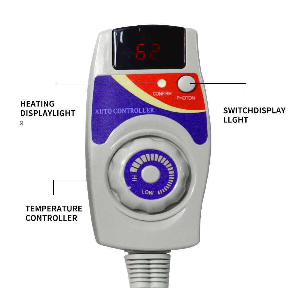 Far Infrared Heated Bolster Pillow &ndash; Photon Light Therapy