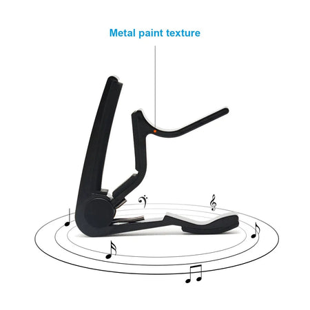 Guitar Capo Black &ndash; One Handed Quick Release For Easy Use