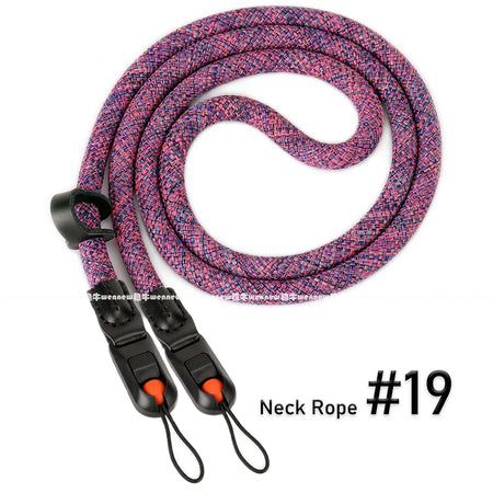 Quick Release Beads Round Rope Camera Strap for Canon, Nikon, Sony &amp; More Neck Rope No 19