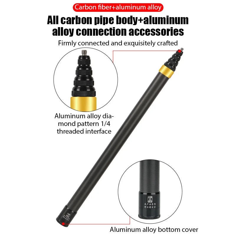 290CM Carbon Fiber Selfie Stick &ndash; Extended Edition Pro
